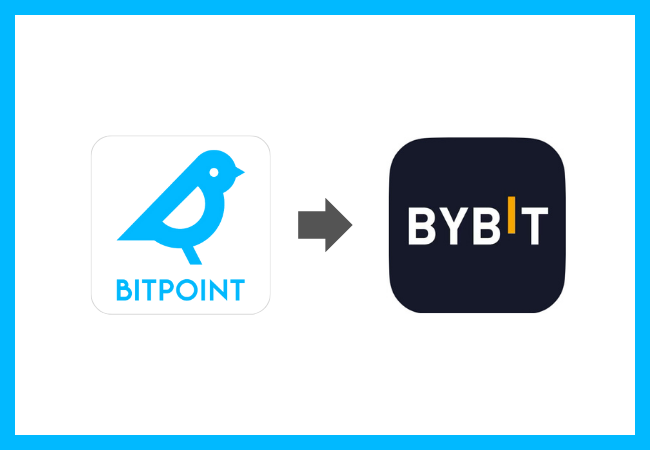 BITPOINTからBybit（バイビット）に送金する方法